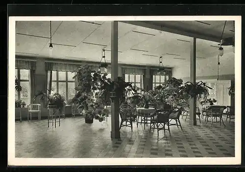 AK Saasa über Eisenberg /Thür., Else-Haus, Schwestern- u. Kurheim v. Roten Kreuz