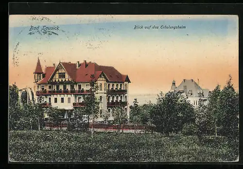 AK Bad Lausick, Blick auf das Erholungsheim