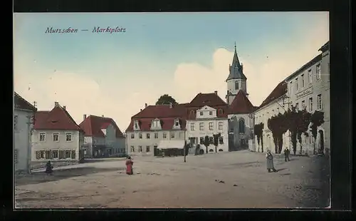 AK Mutzschen, Blick auf den Marktplatz