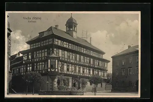 AK Vacha (Rhön), Blick auf das Rathaus