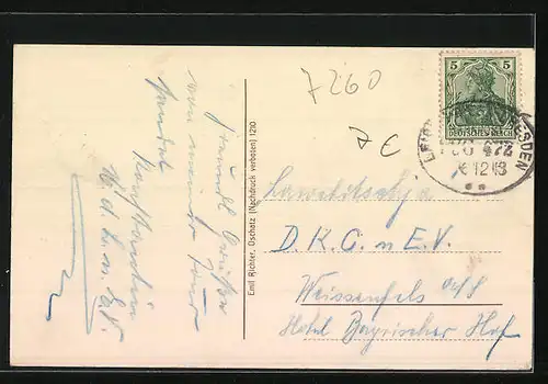 AK Oschatz, Neumarkt mit Brunnen