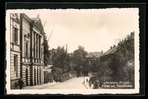 AK Annaberg (Erzgeb.), Partie am Stadttheater