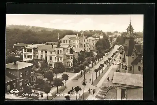 AK Zinnowitz, Partie an der Neuen Strandstrasse