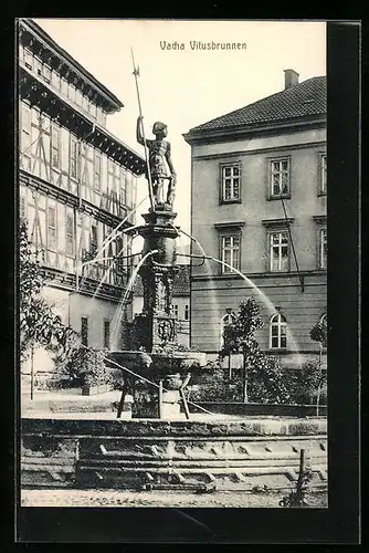 AK Vacha, Partie am Vitusbrunnen