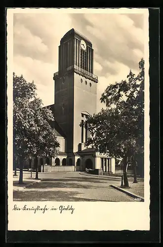 AK Görlitz, Blick auf die Kreuzkirche