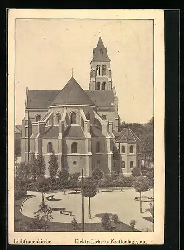 AK Stuttgart, Partie an der Liebfrauenkirche
