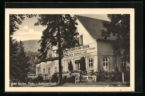 AK Bad Berka /Thür., Blick auf das Volksheilbad