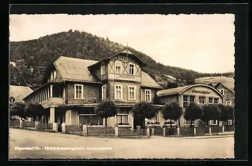 AK Sitzendorf /Th., FDGB-Erholungsheim Semmelpeter