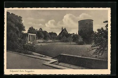 AK Salzwedel, Partie Burggarten