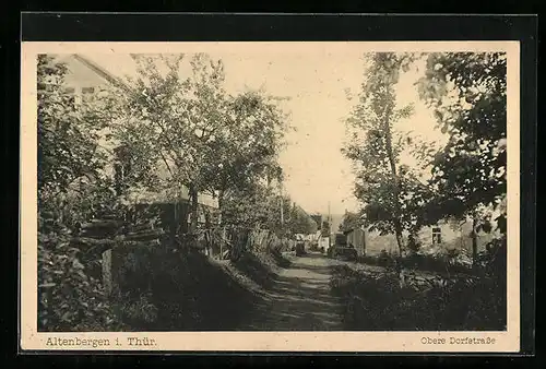 AK Altenbergen i. Thür., Obere Dorfstrasse