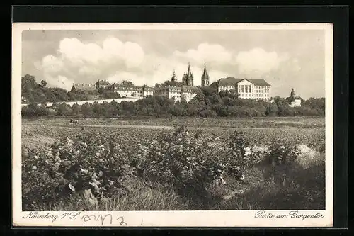 AK Naumburg a. S., Partie am Georgentor