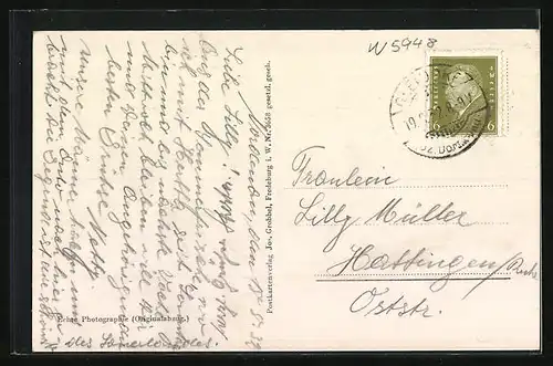 AK Nordenau i. Hochsauerland, Ortsansicht mit Kirche