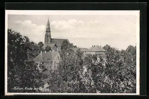 AK Mohorn, Kirche mit Rathaus