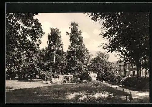 AK Langewiesen i. Thür., Anlagen am Heinsedenkmal