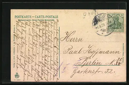 AK Bad Kösen, Saalepartie mit Gradierwerk