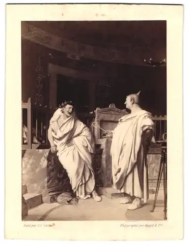 Fotografie Goupil & Cie., Paris, Gemälde: römische Auguren, nach J. L. Gerome