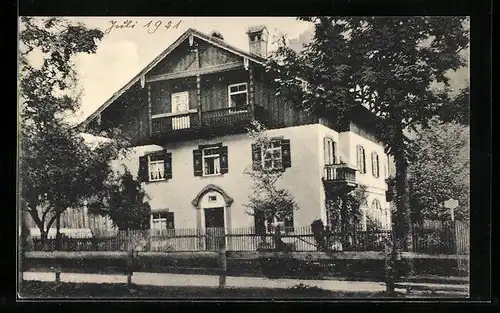 AK Ettal /Obb., Pension Lorber, Gebäudeansicht