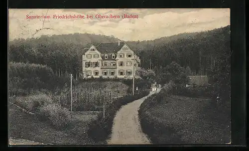 AK Oberachern (Baden), Sanatorium Friedrichshöhe
