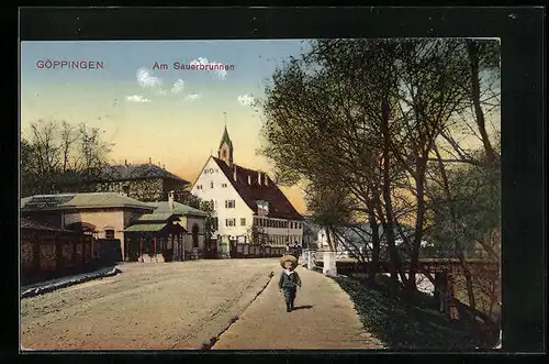AK Göppingen, Partie am Sauerbrunnen