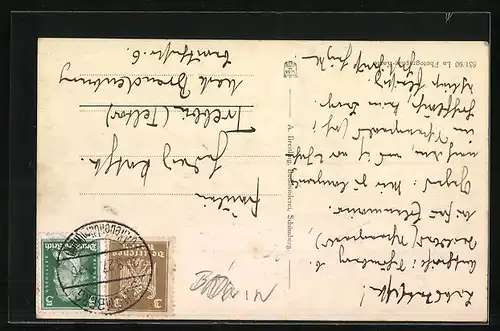 AK Schömberg (württbg. Schwarzw.), Partie in Alt-Schömberg