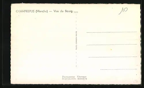 AK Champrépus, Vue du Bourg