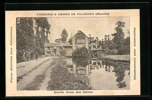 AK Villedieu, Fonderie & Usines, Entrée d`une des Usines