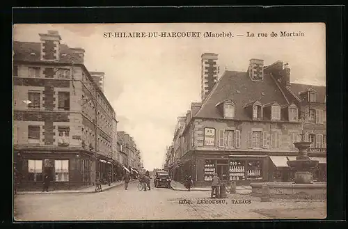 AK St-Hilaire-Du-Harcouet, La rue de Mortain