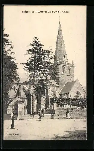 AK Picauville-Pont-l`Abbé, L`Eglise