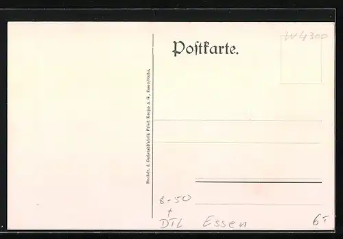 AK Essen, Martinwerk in der Kruppschen Gussstahlfabrik