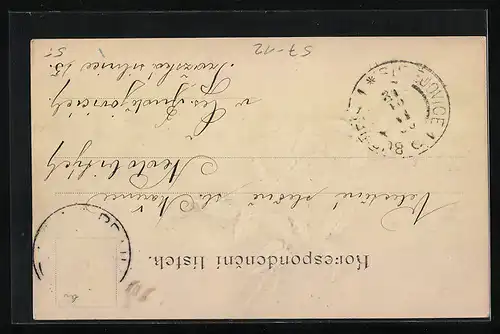 AK Rosafarbene Rosen in Blüte