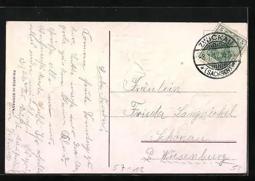 AK Rose in voller Blüte