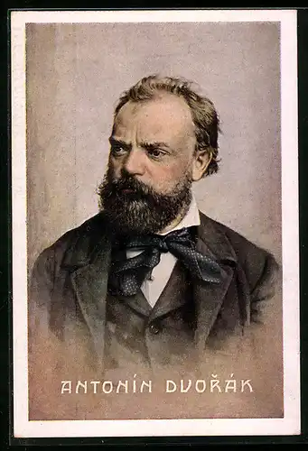 Künstler-AK Portrait Antonin Dvorak