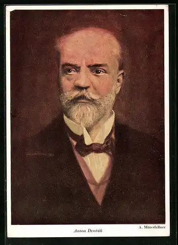 Künstler-AK Portrait Antonin Dvorak