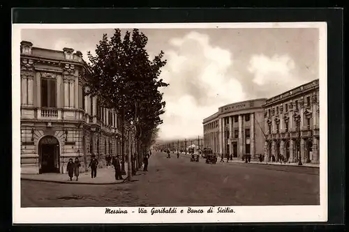 AK Messina, Via Garibaldi e Banco di Sicilia