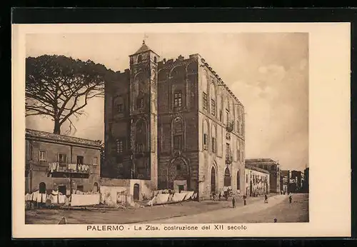 AK Palermo, La Zisa, costruzione del XII secolo