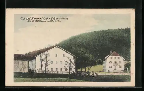 AK Eck /Bayr. Wald, Gasthaus Eck von K. Mühlbauer