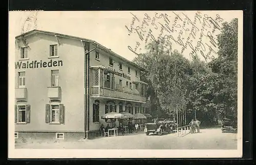 AK Bad Lausick, Hotel und Restaurant Waldfrieden von Arthur Ortmann