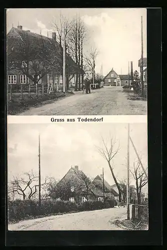 AK Todendorf, Strassenpartien im Ort