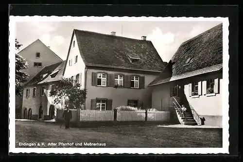AK Endingen a. K., Alter Pfarrhof und Messnerhaus