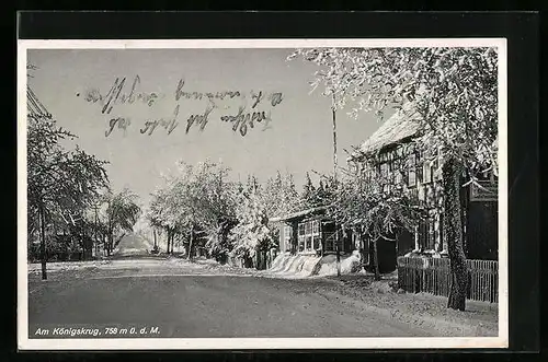 AK Braunlage, Gasthaus Königskrug