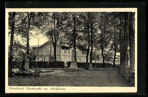 AK Bornhöved, Denkmäler am Adolfsplatz