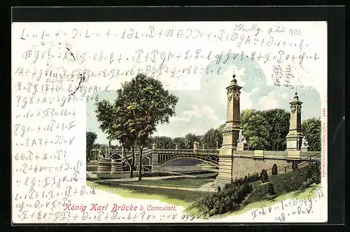 AK Cannstatt, König Karl Brücke