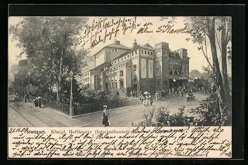 AK Stuttgart, Königl. Hoftheater (Interimtheater)