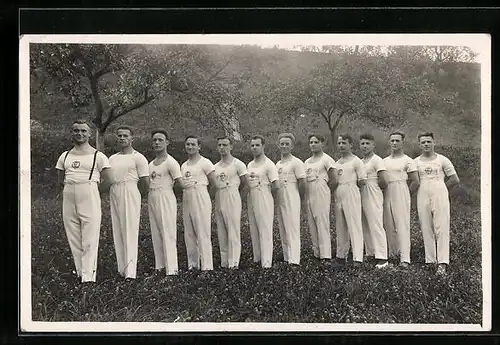 Foto-AK Stiftungsfest 1927, Turnverein