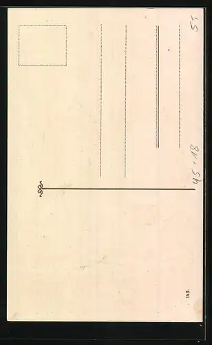 Präge-Künstler-AK Paar in Trachten auf einem Ruderboot