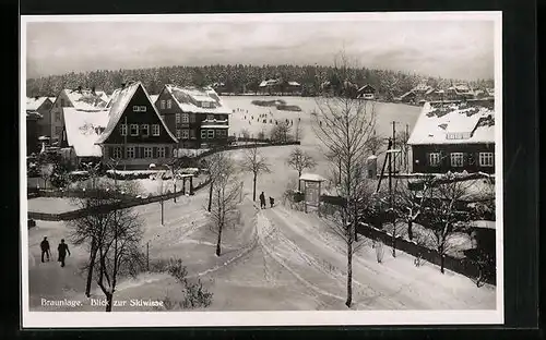 AK Braunlage, Blick zur Skiwiese