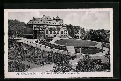 AK M.-Gladbach, Kaiser-Friedrich-Halle (Vorderansicht)