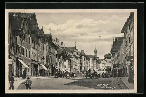 AK Bad Tölz, Partie in der Marktstrasse