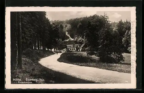 AK Mühltal b. Eisenberg, Blick auf die Froschmühle