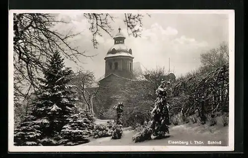 AK Eisenberg i. Thür., Schloss im Winter